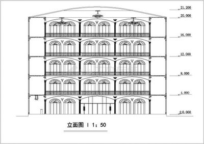 【施工设计图】某大堂室内外装修cad施工设计图纸_土木在线