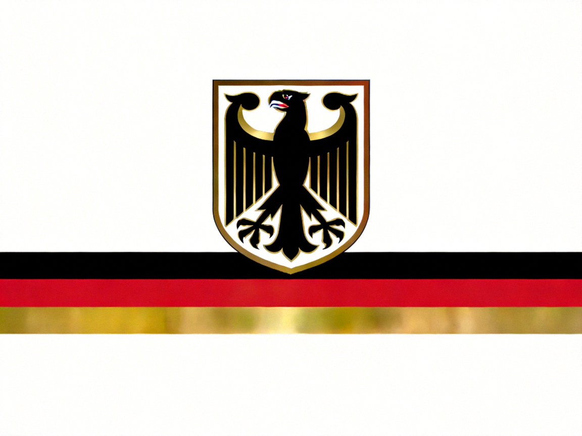德国国家队队徽 - 黑色鹰徽与三色条纹