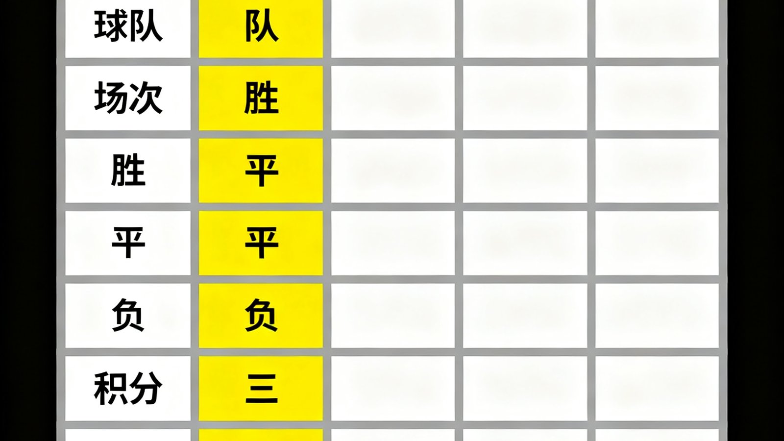 积分榜列表显示各队场次、胜平负、积分、净胜球，前三名高亮